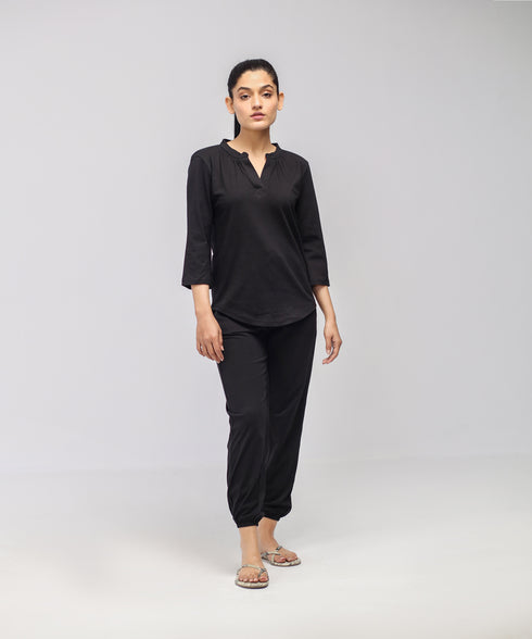 Women's Silk Wash Loungewear Set